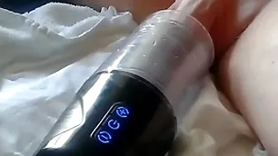 Making love toy fucked and sucked my bowels with my cum