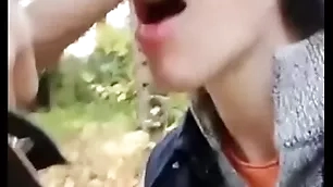 Bring about a display blowjob