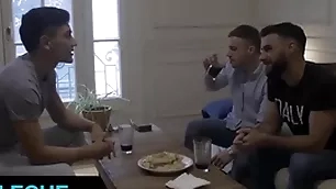 Horny stud jonas matt takes rodrigo el santos huge latin cock greatest extent his bf is watching - latin leche