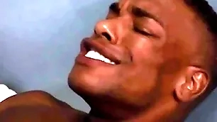 Ebon smile radiantly receives bj before barebacked in doctors office