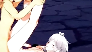 Genshin impact yaoi - aether together with kazuha footjob together with bareback with creampie - mouse crossdress japanese asian manga anime film  recreation porn gay