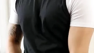 Bastian karim play apropos his erotic ended dick