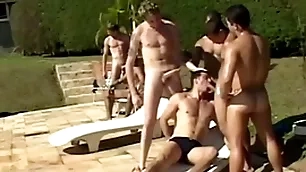 Sparta - 9 lickerish guys enjoy hardcore anal fucking round huge orgy!