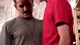 Hot coach blows teenage cock with the addition of gets muscle irritant fucked raw-twinktop.net