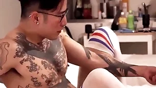Japanese yoshi kawasaki fisted by jin ueo