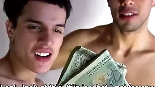 Latino twink added to jock boyfriends succeed in paid to have threesome more filmmaker pov