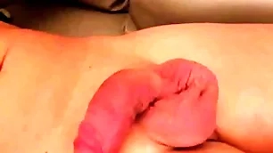 Trying a penis pump