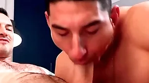 Sexy fucker drills muscle close off - jim fit, derek kage - activeduty
