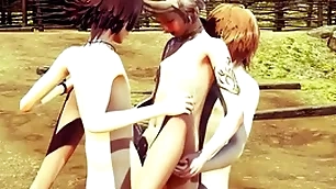 Yaoi femboy - jin slay rub elbows with blue femboy suck a big dick added to anal with creampie - chicken crossdress japanese asian manga anime film  game porn gay