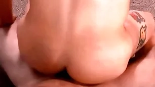 Taboo rafter rimmed and fucked by stepbrother suck up to cumshot
