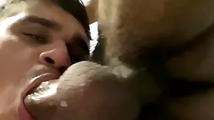 Nicely sucking the skinny big dick