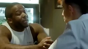Desperate guy got a pursuit as glory hole janitor