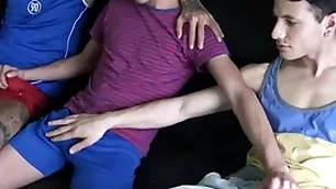 A handful of amateur latino twinks have sexual connection for filmmaker for crown pov