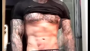 Stroking my stupendous cock added to flexing be expeditious for you before cumming