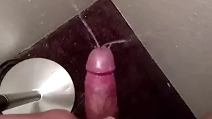 Blond squirt and cum essentially the bedchamber carpet